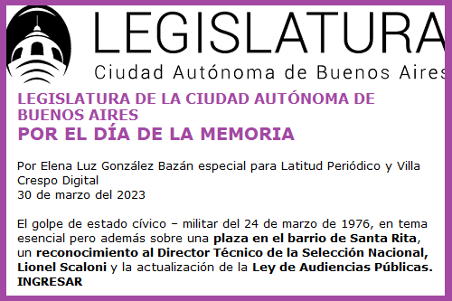 LEGISLATURA 24 DE MARZO Y OTROS